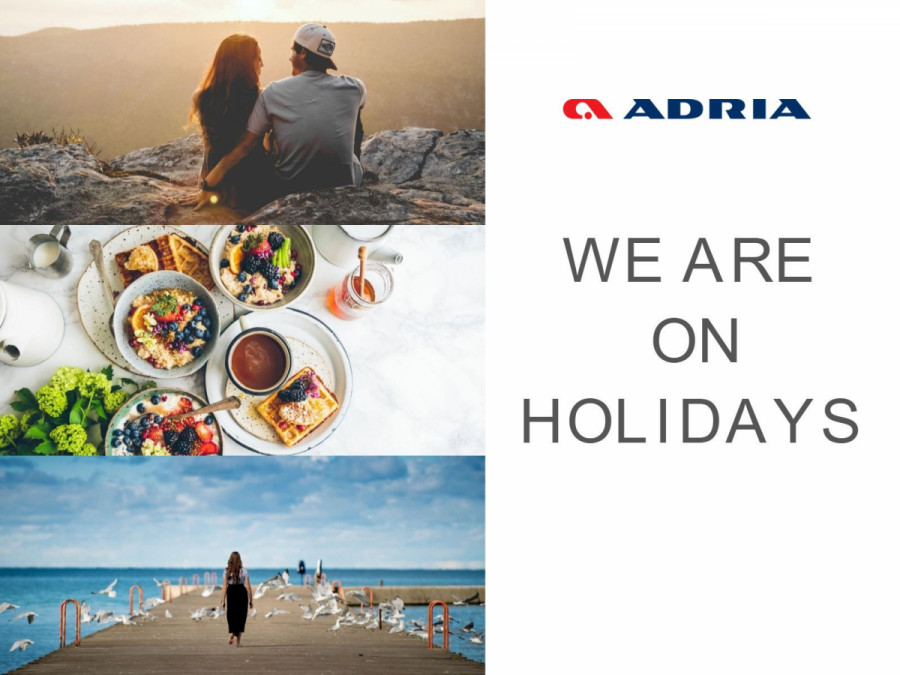 We are on holidays!